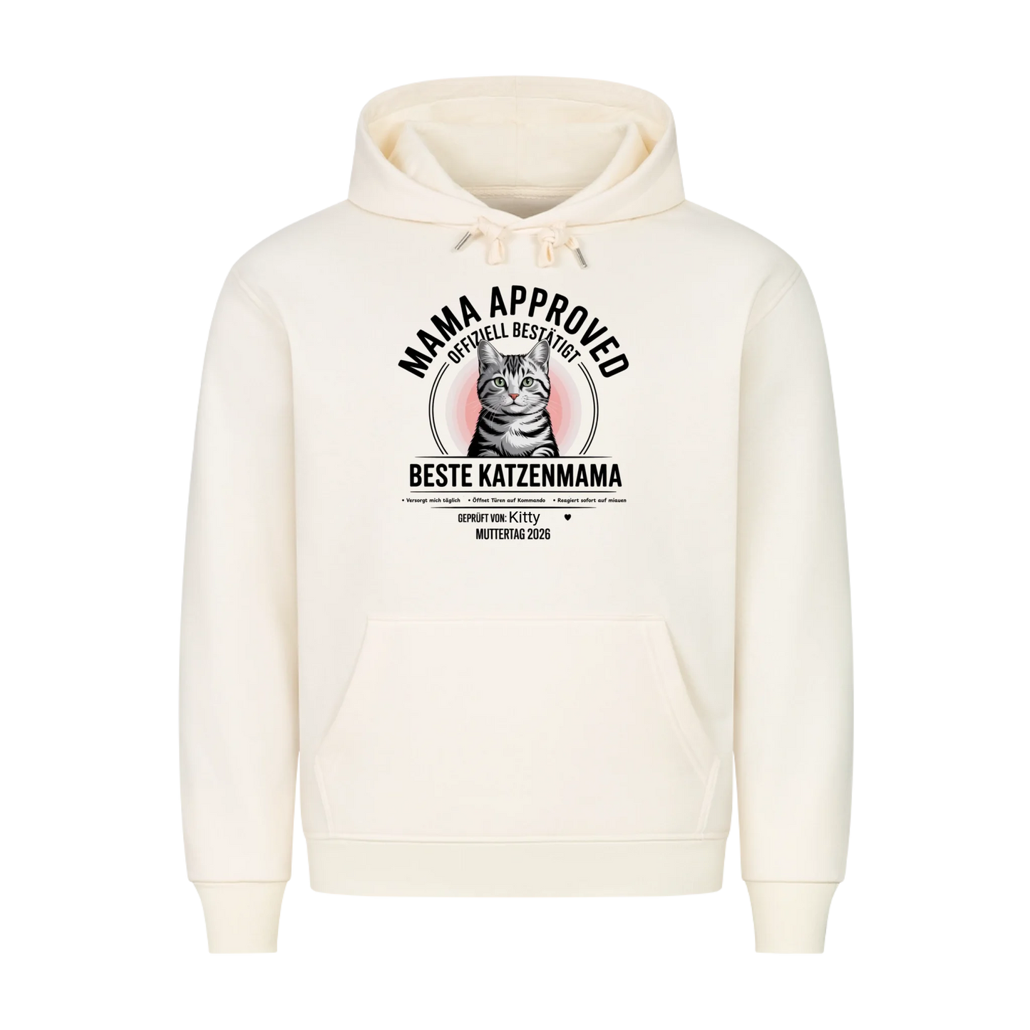 Mama Approved – Personalisierbarer Premium Hoodie