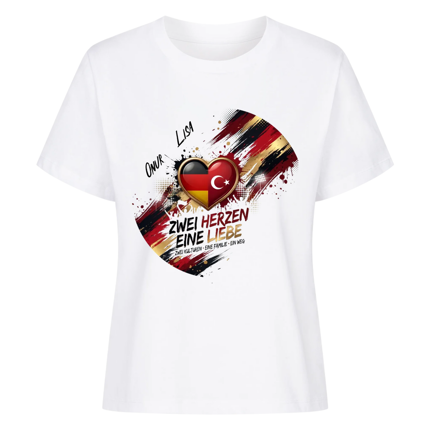 Personalisiertes Shirt "Deutschland/Türkei"