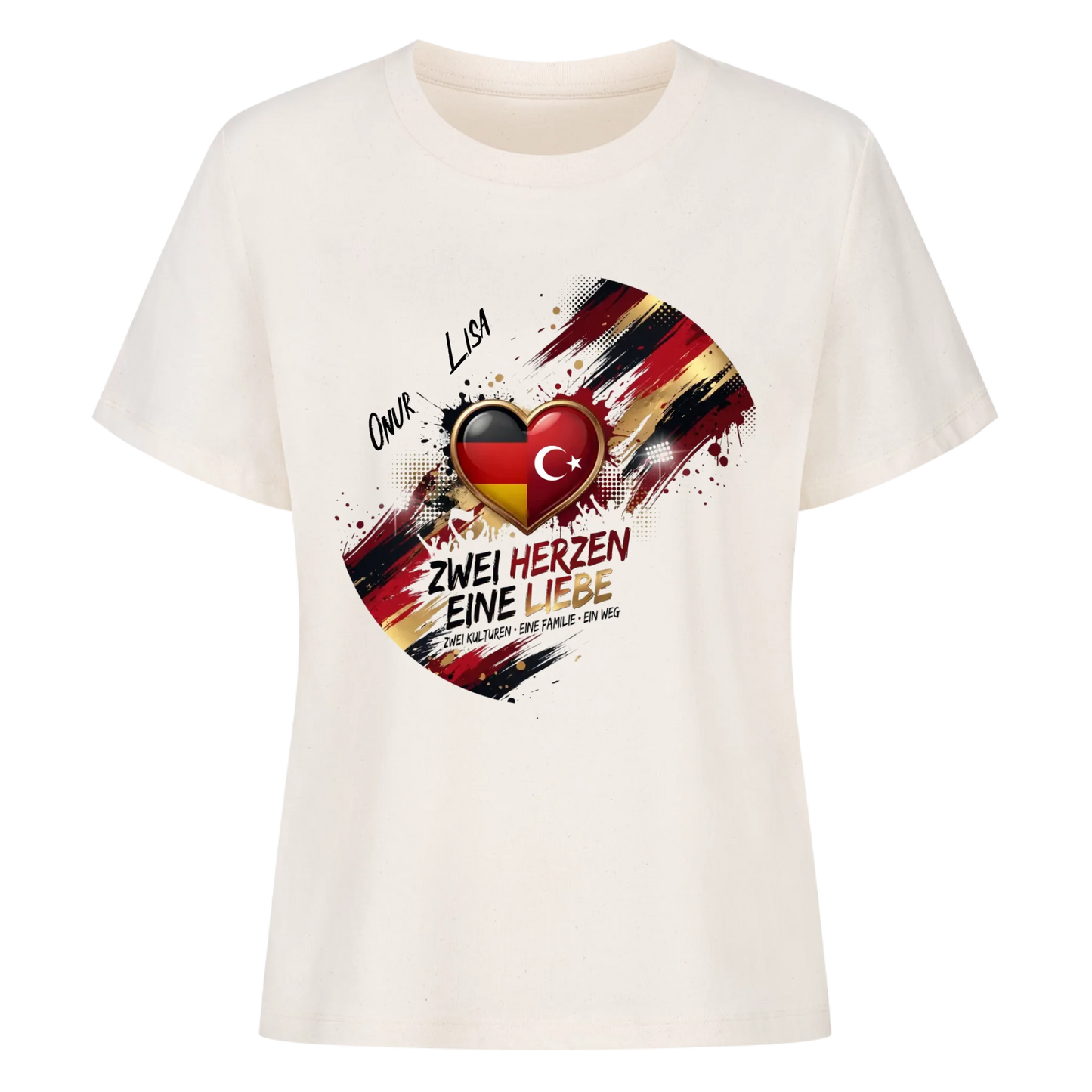 Personalisiertes Shirt "Deutschland/Türkei"
