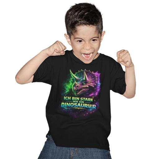 Ich bin stark wie ein Dinosaurier – Kinder Shirt