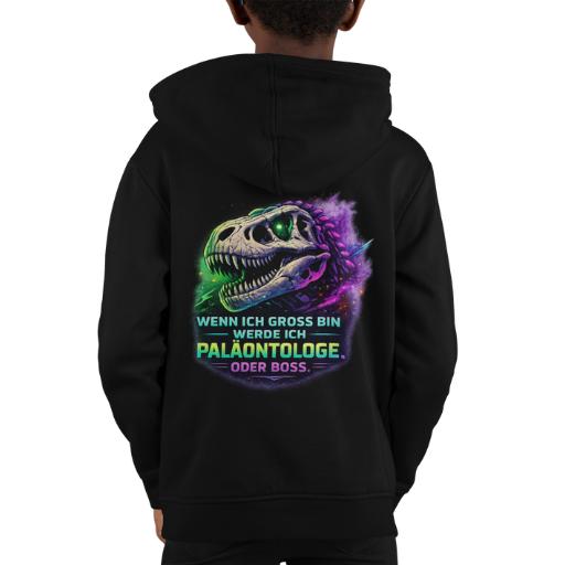 Kinder Hoodie „Paläontologe oder Boss“