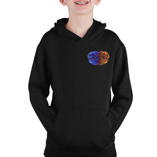 Kinder Hoodie „Geboren aus Feuer. Geschmiedet aus Eis.“