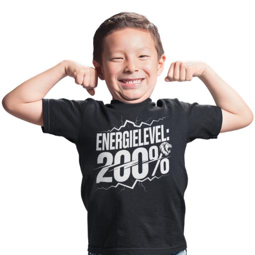 Energielevel 200% - Kinder Shirt