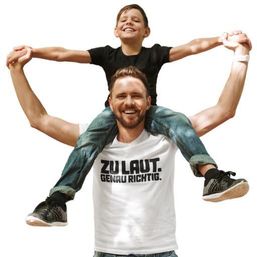 ZU LAUT. GENAU RICHTIG. - Shirt Unisex