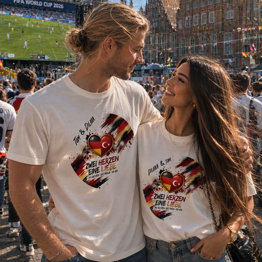Personalisiertes Shirt "Deutschland/Türkei"