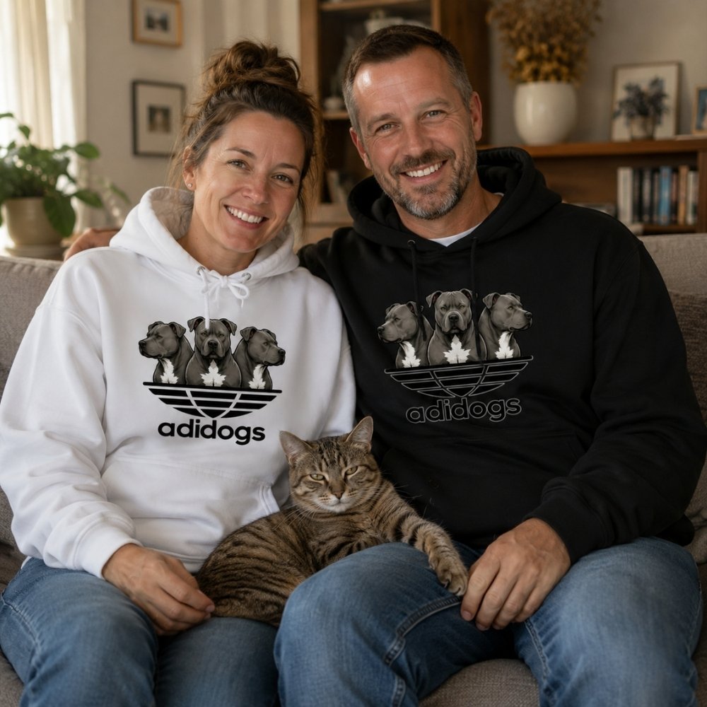 Premium Hoodie - Adidogs Natürliche Ohren