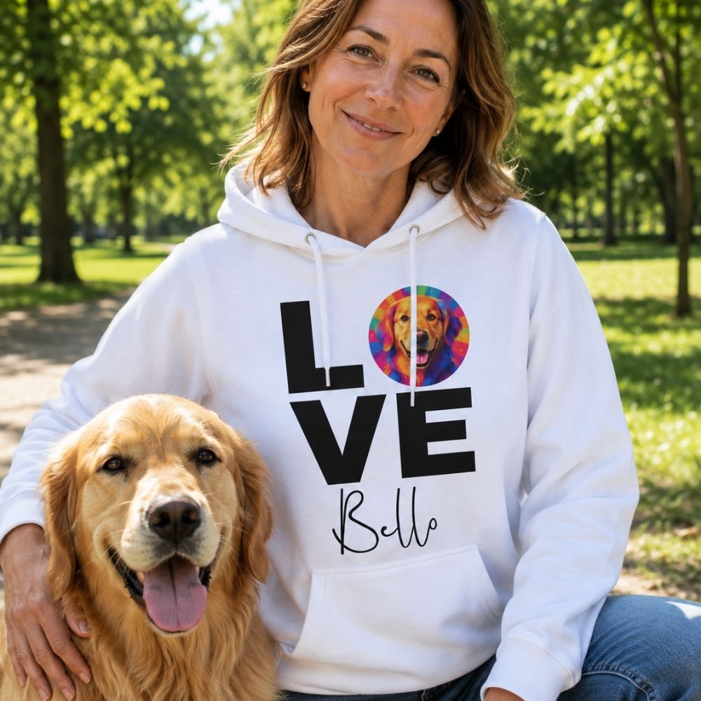 Personalisierter Hoodie "Popart Love"