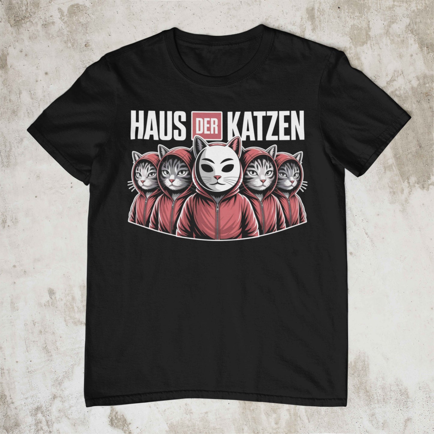Haus der Katzen – Premium Unisex Shirt.